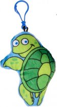 sleutelhanger schildpad junior 6 cm pluche groen