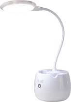 Eaxus Eaxus LED Bureaulamp Clever Touch - met telefoonhouder en pennenbakje