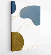 Canvas schilderij - Design for print, cover, wallpaper, Minimal and natural wall art. Vector illustration. 4 -    – 1843764727 - 40-30 Vertical