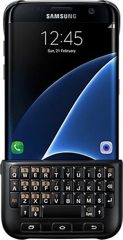 Bijna dood toernooi Conform Samsung Keyboard Cover voor Samsung Galaxy S7 Edge - Zwart | bol.com