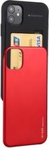 Telefoonhoesje geschikt voor Apple iPhone 13 Mini - Mercury Sky Slide Bumper Case - Rood