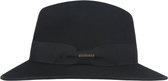 Hatland - Wollen hoed voor heren - Yucatan - Zwart - maat L (59CM)