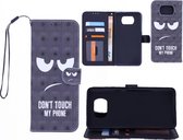 Motorola Moto G9 Play Bookcase hoesje met print - Don't Touch My Phone 3D