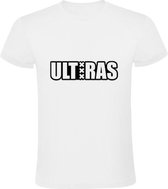 ULTRAS | Heren T-shirt | Wit | Voetbal | Fanatiek | Support | Club | Groep | Amsterdam