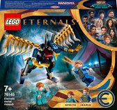 LEGO 76145 Marvel Air Attack of the Eternals 7 jaar oud constructiespeelgoed met afwijkende minifiguren