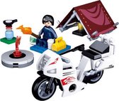 kamperende motorijder Town junior 16,5 cm 77-delig