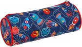 etui Raket junior 21 x 8 cm polyester blauw