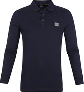 Hugo Boss LS Polo Passerby Donkerblauw - maat L