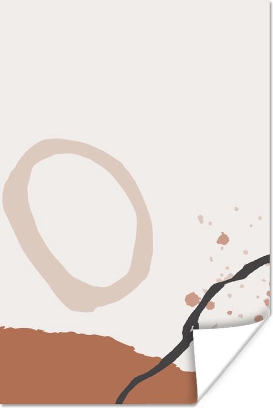 Poster Été - Zwart - Grijs - 40x60 cm