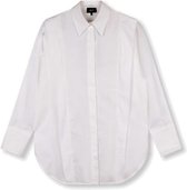 Alix The Label Poplin dames blouse wit