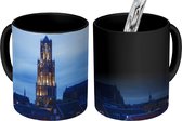 Magische Mok - Foto op Warmte Mokken - Koffiemok - Utrecht - Domtoren - Licht - Magic Mok - Beker - 350 ML - Theemok