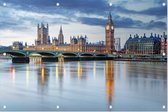 Parlementsgebouw en de beroemde Big Ben van Londen - Foto op Tuinposter - 150 x 100 cm