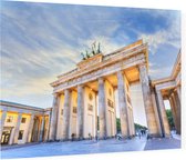 Brandenburger Tor aan de Pariser Platz in Berlijn - Foto op Plexiglas - 90 x 60 cm
