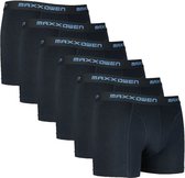 12 Pack | Boru Bamboo Maxx Owen Bamboe Boxershort| Maat XXXL | Kleur Blauw