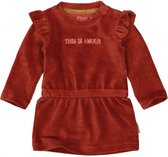 Quapi newborn baby meisjes jurk Malou Red Warm