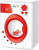 wasmachine met licht en geluid 20 cm rood