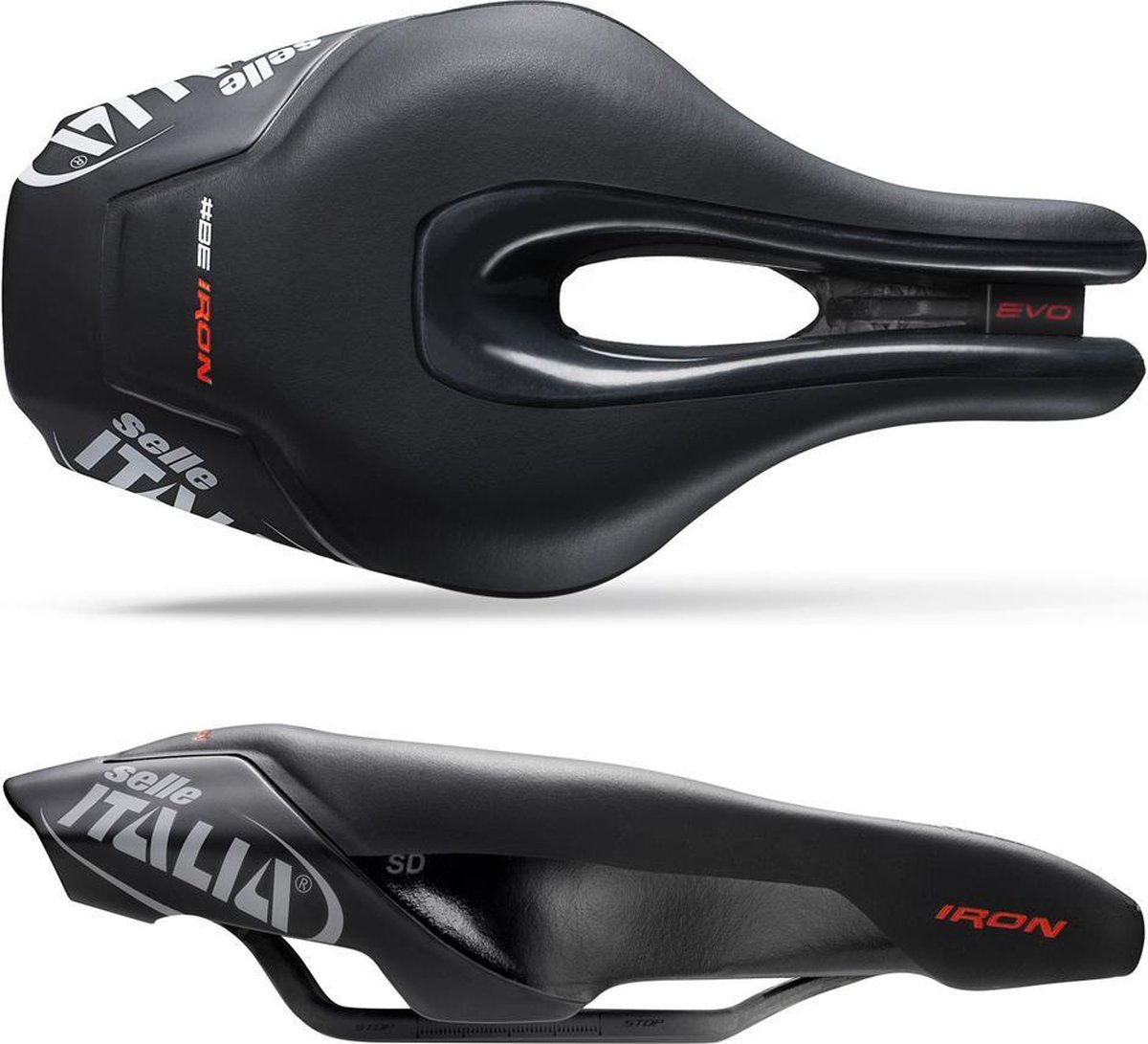 Selle Italia zadel Iron Evo kit carbonio Superflow SD carbon zwart U3