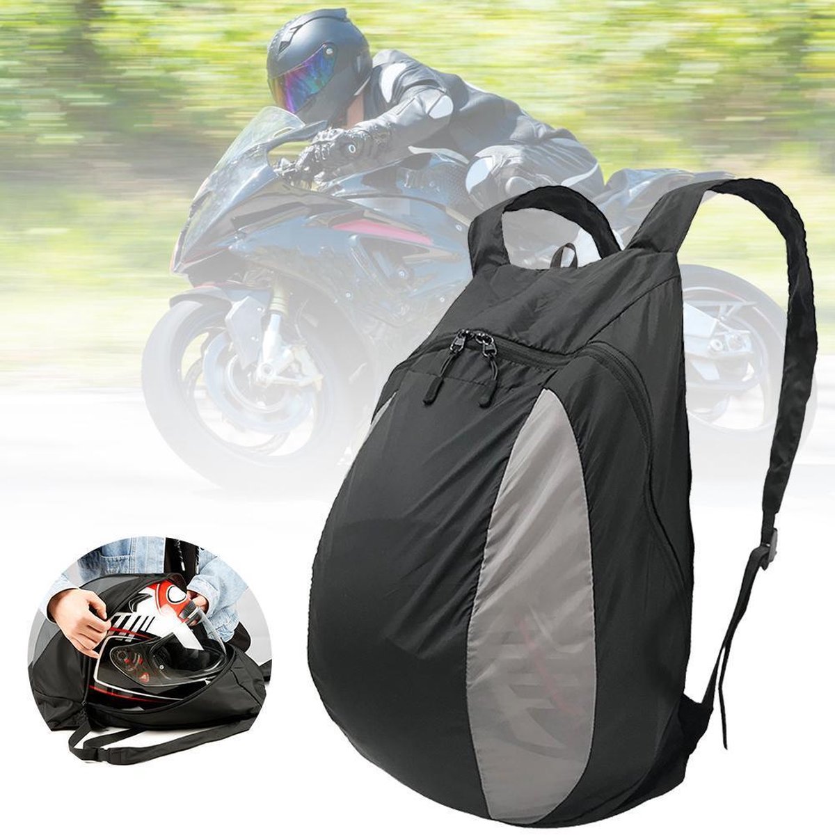 Mullip® Helmet Bag - Couvre-casque - Sac à dos - Sac à dos pour