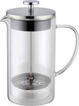 Cafetière, 750 ml, Dubbelwandig, Glas – Weis