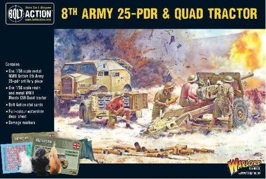 Thumbnail van een extra afbeelding van het spel 8th army 25 pdr & Quad tracktor