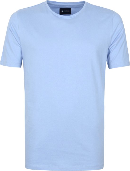 Suitable - Respect T-shirt Jim Lichtblauw - Heren - Maat M - Modern-fit