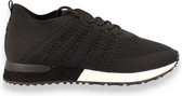 LA STRADA heren sneaker black Knitted ZWART 43