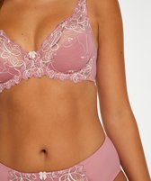 Hunkemöller Dames Lingerie Niet-voorgevormde beugel bh Diva  - Paars - maat G85