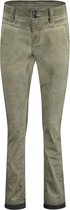 Red Button Broek Carly Pinstripe Srb2918 Dark Olive Dames Maat - W42