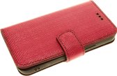 Made-NL Handgemaakte ( Samsung Galaxy S21 ) book case Roze glad robuuste glans leer