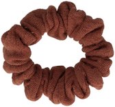 Mini scrunchie - brown muslin | Bruin | Baby
