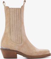 VIA VAI Paige Lucy Chelsea boots dames - Enkellaarsjes dames - Beige - Maat 40