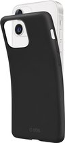 Apple iPhone 13 Mini Hoesje - SBS - Vanity Serie - TPU Backcover - Zwart - Hoesje Geschikt Voor Apple iPhone 13 Mini