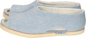 Vilten pantoffel Fresh blue Colour:Lichtblauw/ Ecru Size:37