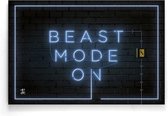 Walljar - Beast Mode - Muurdecoratie - Poster