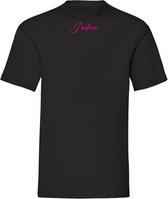 T-SHIRT JADORE VELVET PINK -  BLACK (XS)