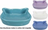 Trixie voerbak kattenkop assorti - 12 cm - 1 stuks