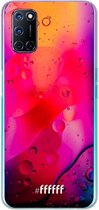 6F hoesje - geschikt voor OPPO A92 -  Transparant TPU Case - Colour Bokeh #ffffff