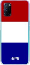 6F hoesje - geschikt voor OPPO A72 -  Transparant TPU Case - Nederlandse vlag #ffffff