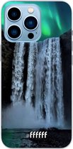 6F hoesje - geschikt voor iPhone 13 Pro Max - Transparant TPU Case - Waterfall Polar Lights #ffffff