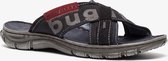 Bugatti heren slippers - Blauw - Maat 44 - Echt leer