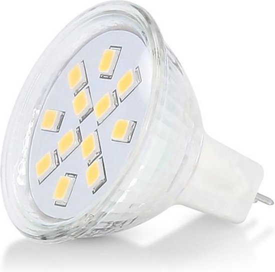 G4/GU4 LED lamp 35mm 12V 1,8W SMD 2900K dimbaar | bol.com