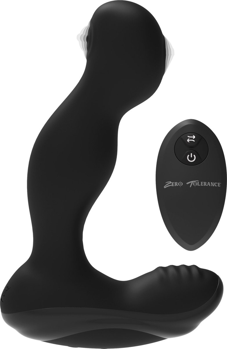 Pulserende prostaatvibrator met afstandsbediening Zero Tolerance -