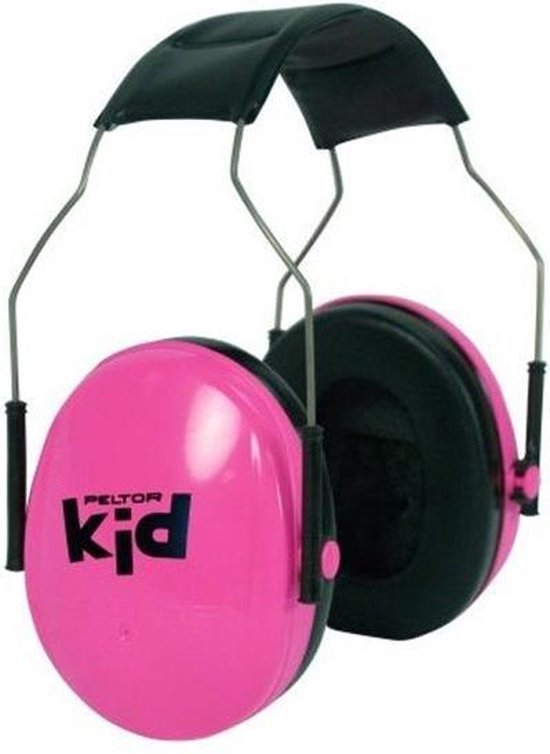 3M - Peltor Kid - Gehoorbescherming voor kinderen - 27dB - fluo roze - H510A K