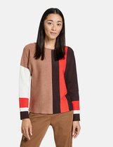 GERRY WEBER Trui met colour block effect