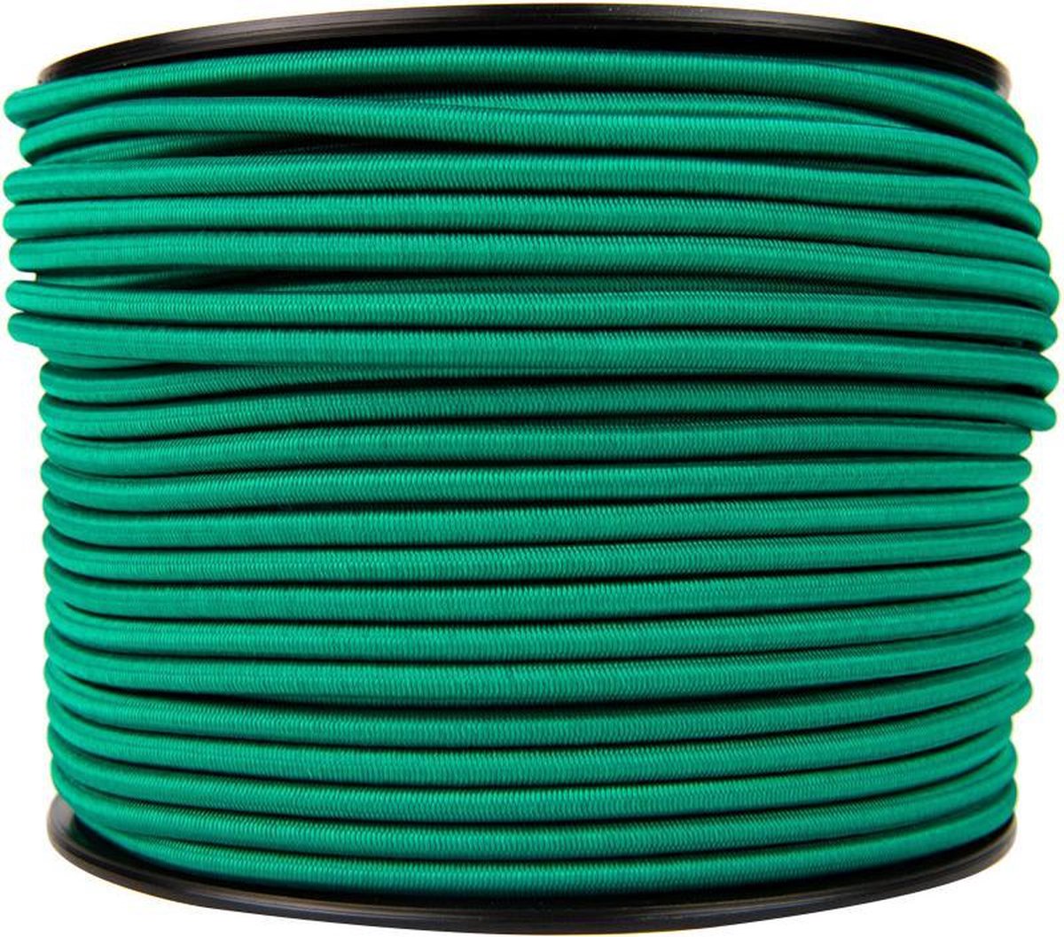 Afdekzeilwinkel - Elastisch koord 6mm groen op rol - 100 meter