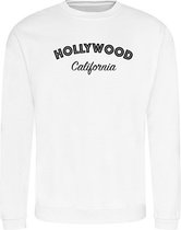Sweater Hollywood California - White (XL)