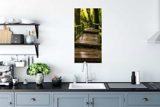 Poster Belle forêt tropicale et jungle - 40x80 cm