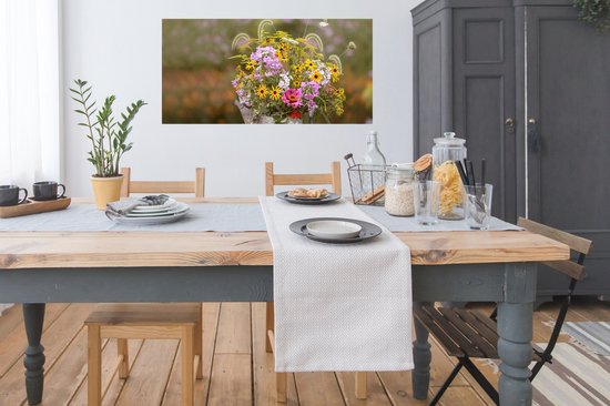 Poster Bloemen - Gieter - Kleur - 120x60 cm
