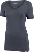 NOMAD® Pure Merino Thermoshirt Dames | Grijs | L | Korte Mouw | Thermo Shirt 100% Merinowol