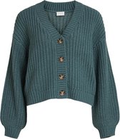 Vila Vest Vinorila Button L/s Knit Cardigan/r 14069807 North Atlantic Dames Maat - L